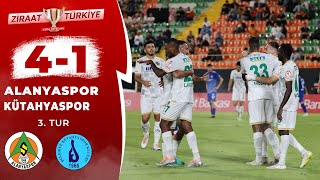 Alanyaspor 4-1 Belediye Kütahyaspor MAÇ ÖZETİ (Ziraat Türkiye Kupası 3. Tur Maçı) / 31.10.2023