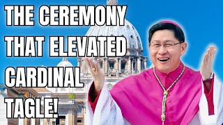 Behind the Papal Throne: The Ceremony That Elevated Cardinal Tagle!