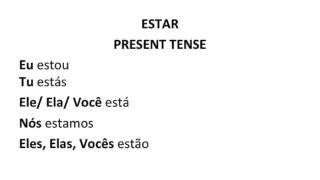 European Portuguese Classes  - Lesson 4: Ser or Estar. Verb to be.