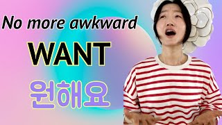 Proper Usage of 'Want' (원하다): Correct Ways to Use the Verb