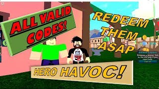 New Boss Update Codes Two New Codes In Hero Havoc Roblox Roblox