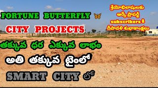 FORTUNE BUTTERFLY 🦋CITY వాళ్ళది #RKID163|SMART CITY లో  తక్కువ ధర ఎక్కువ లాభంతో OPEN PLOTS FOR SALE