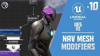 Unreal Engine 5 Tutorial - AI Part 10: Nav Mesh Modifiers