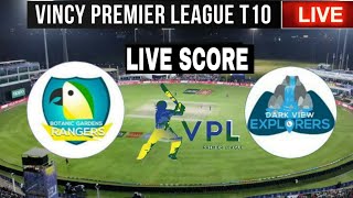 Vincy Premier T10 League Live | BGR VS DVE Live | Botanical Garden Rangers vs Dark View Explorers