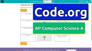 Code.org Lesson 9.2 Reversing Arrays | Tutorial with Answers| Computer Science A Unit 3