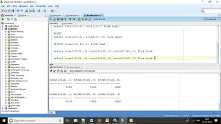 Oracle SQL Tutorial Number Functions