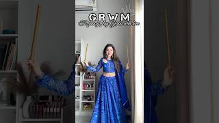 Garba ready🫶🏻 #grwm #nehabhandari #makeuptutorial #makeupvideo #lehnga #navratrispecial #navratri