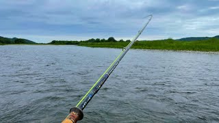 [4K] Yubetsu river Hokkaido 湧別川 本流レインボー / slow fishing