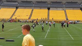 Mason Rudolph & Dwayne Haskins - Steelers Training Camp July 29th
