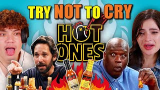 Try Not to Cry | People Vs. Hot Ones Spicy Challenge
