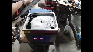 Draining, Cleaning, Refilling an Ultra Sonic Cleaner