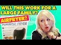 Will This Work For A Large Family? Go Wise Electric Air Fryer XL Unboxing!