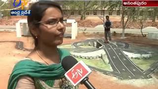 JNTU Anantapur Students Exhibits A Modern Roads Replica