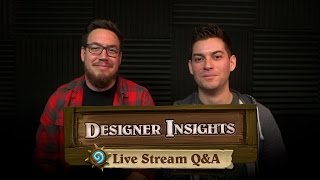 Designer Insights: Live Stream Q\u0026A