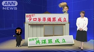 “共謀罪”法案に民進・山井氏「冤罪リスク高まる」(17/01/16)