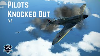 Pilots Getting Shot and Knocked Out - Epic Crash Compilation IL2 BoS Great Battles V3