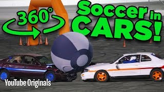 Playing SOCCER With CARS In 360 (Rocket League) - Game Lab 360 Video