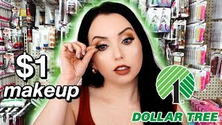 I Tried a  Face of DOLLAR TREE MAKEUP...Everything $1!