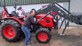 How to remove a tractor loader from a compact tractor | Branson Tractors