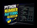 Star ⭐ patterns code in python 📌| useing python code 🚀