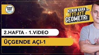 Üçgende Açı-1 | GEOMETRİ KONU ANLATIMI (2024 Tayfa) (TYT-AYT)