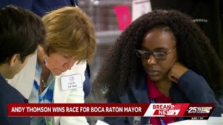 Andy Thomson named new mayor of Boca Raton
