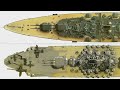 world war two battleship comparison bismarck nelson yamato