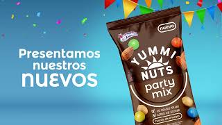 👀¡Prueba los nuevos Yummi Nuts Maní Honey Roast y Party Mix!