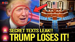 Trump PANICS as Top Republican Just Resigned As Secret Texts Leak!!