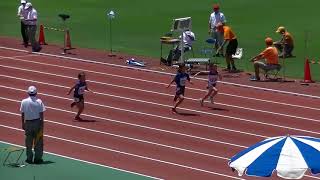 第４３回江東区陸上競技選手権大会　小学生低学年女子５０ｍ　みちる　花