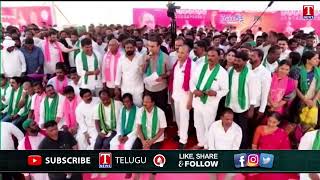 రైతు మహా ధర్నా సూపర్ సక్సెస్ | KTR Amangal Rythu Maha Dharna | T News