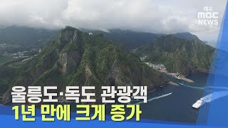 [대구MBC뉴스] 울릉도·독도 관광객 1년 만에 크게 증가