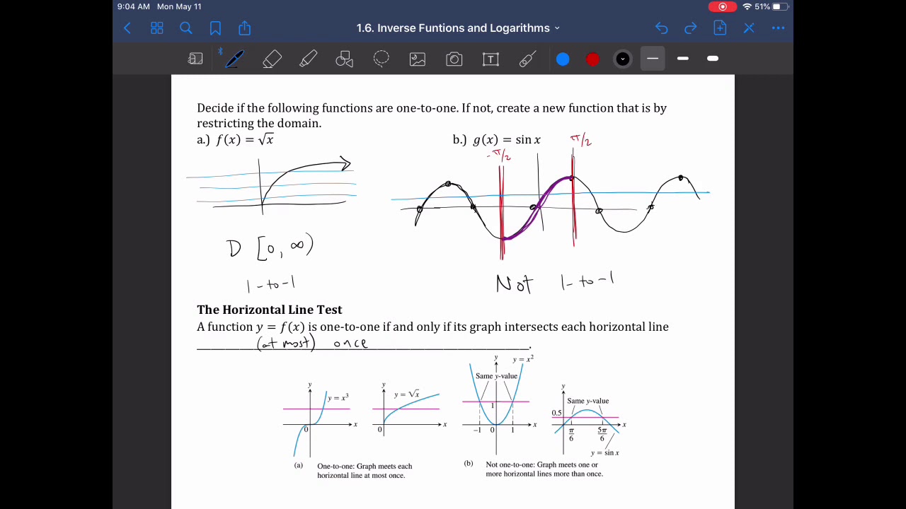 Calculus Lecture 1.6 Pt 1 - YouTube