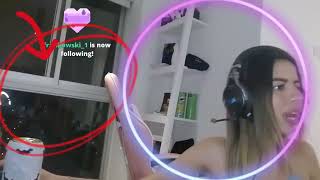 #kimmika elle est ban a vie sur #twich relation pendant le live