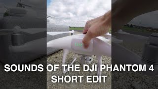 Sounds of the DJI Phantom 4 Drone - Short Edit #drone #dji #asmr