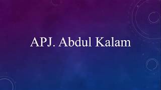 Abdul Kalam's Inspirational Thoughts - 56