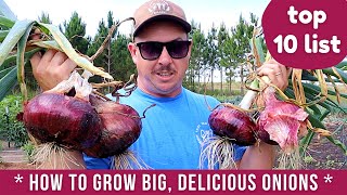 THE ULTIMATE TOP 10 LIST for Growing Onions in the Backyard Garden