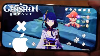 Genshin Impact on iPhone 14 Pro Max (A16 Bionic - MAX Settings)