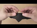 easy origami bat batman symbol how to fold