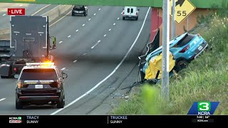 CHP responds to deadly crash on Capital City Freeway in Sacramento