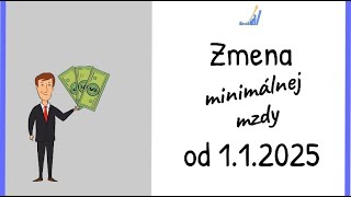 ZMENA minimálnej mzdy od 1.1.2025