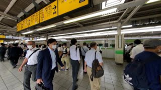 東京・池袋駅の朝の通勤ラッシュを360°VR散歩 / 2020.09