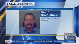 Man arrested for DWI, evading deputies