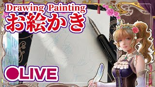 【ART】お絵描き配信🌹😻Drawing and Painting｜JP/bit ENG｜Dec. 29, 2024