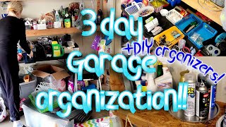 Garage Organization // Organize With Me // DIY Organizers