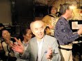 024「カチューシャ」仙台の歌声喫茶「バラライカ」で前夜祭、2009 10 23 深浦の歌声参加に向かう一行