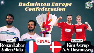 Kim Astrup/Anders Skaarup Rasmussen vs Ronan Labar/Julien Maio | Final | Badminton Europe 2021