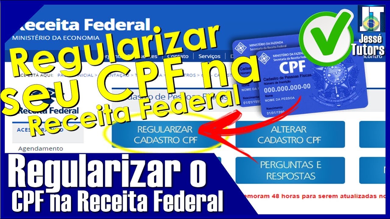 COMO REGULARIZAR CPF NA RECEITA FEDERAL - YouTube