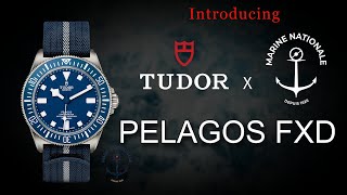 TUDOR x Marine Nationale French Navy - Pelagos FXD - New For 2021 Automatic Titanium Diver