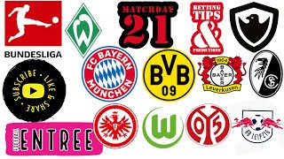 GERMAN BUNDESLIGA Predictions & Betting Tips Matchday 21 | 2022-23 Season| Free Football Betting Tip